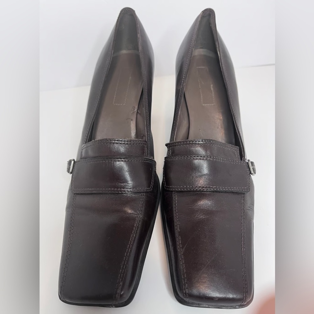 Nine West-Women’s Brown Leather Shoes–Perfect for Casual or Formal Wear